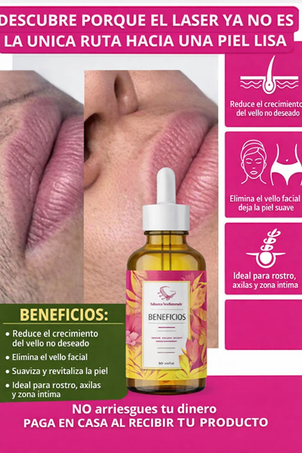 Cyperus INHIBIDOR DE VELLO FACIAL NO DESEADO